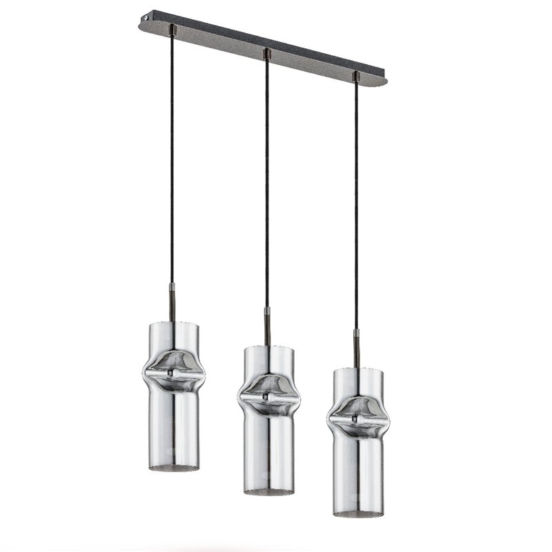 KAPRIS GRAFITOWA 3xE27 Alfa Lampa Wisząca KAPRIS GRAFITOWA 3xE27 Alfa Lampa Wisząca