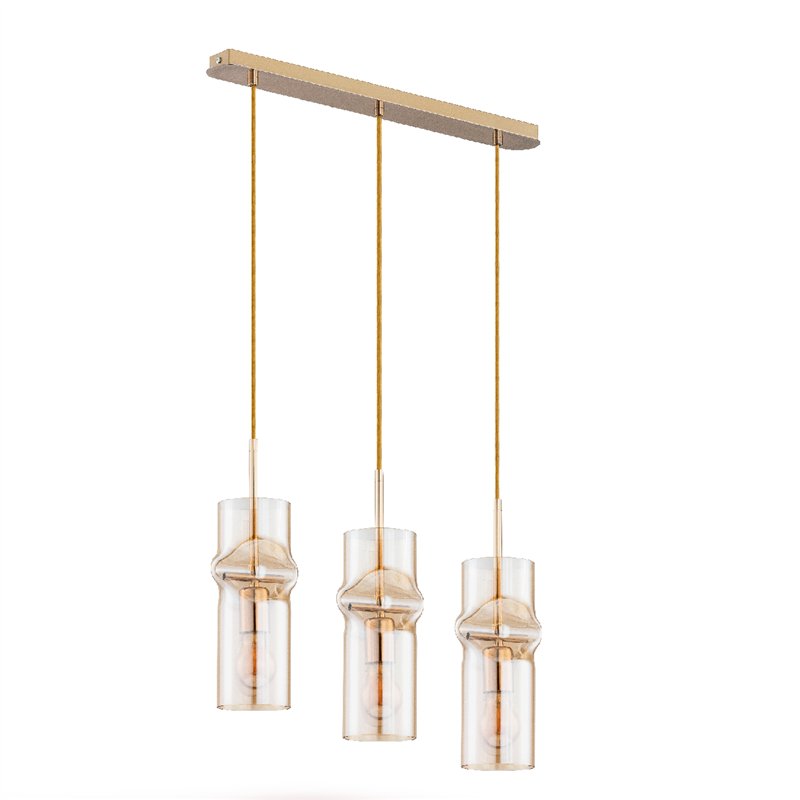 KAPRIS ZŁOTA 3xE27 Alfa Lampa Wisząca KAPRIS ZŁOTA 3xE27 Alfa Lampa Wisząca