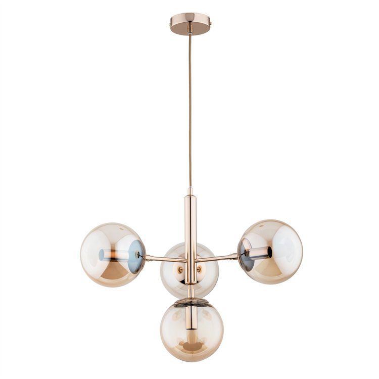 VOLDA PICOLO ZŁOTA 4xE14 Alfa Lampa Wisząca