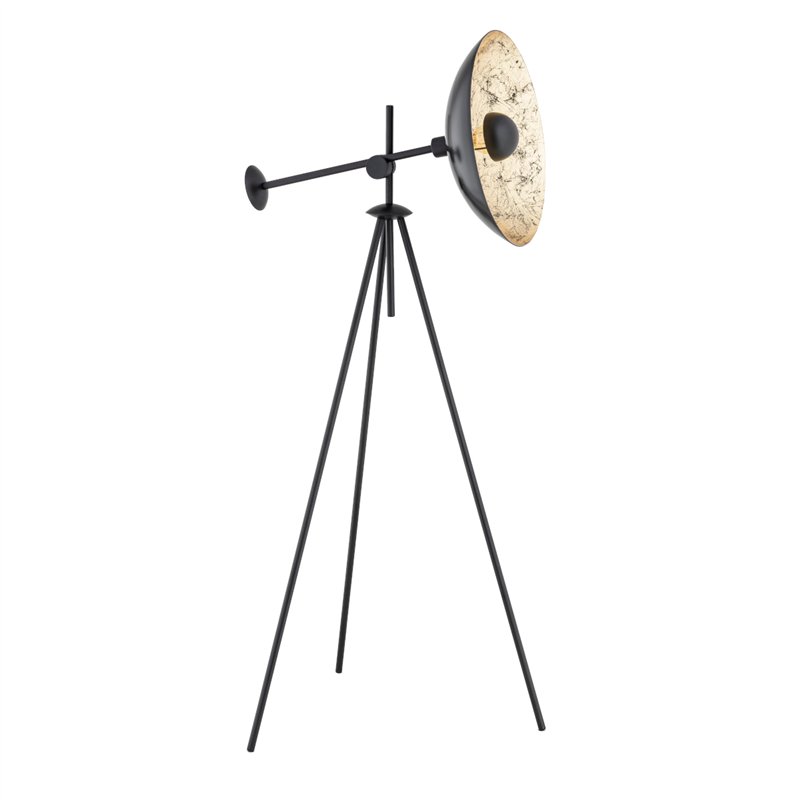 PASSADENA CZARNO-ZŁOTA 1xE27 Alfa Lampa Stojąca PASSADENA CZARNO-ZŁOTA 1xE27 Alfa Lampa Stojąca