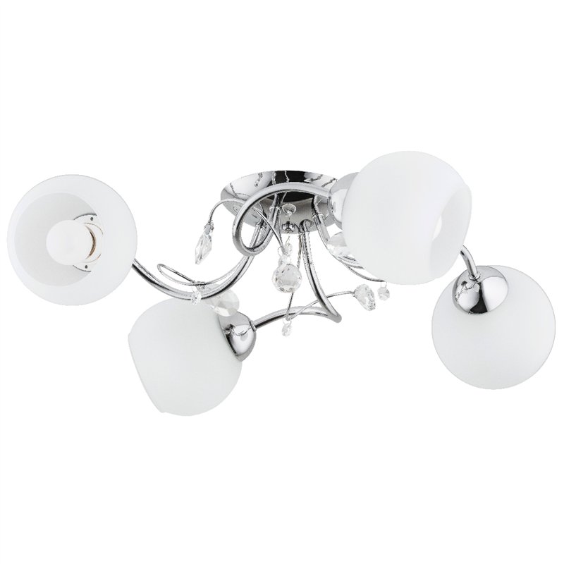 LIVIA PRO CHROM 4xE27 Alfa Lampa Sufitowa LIVIA PRO CHROM 4xE27 Alfa Lampa Sufitowa