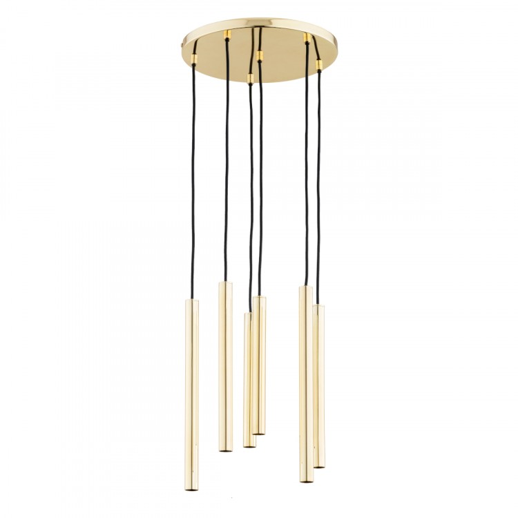 COLLET ZŁOTA 6xG9 LED Alfa Lampa Wisząca 63162
