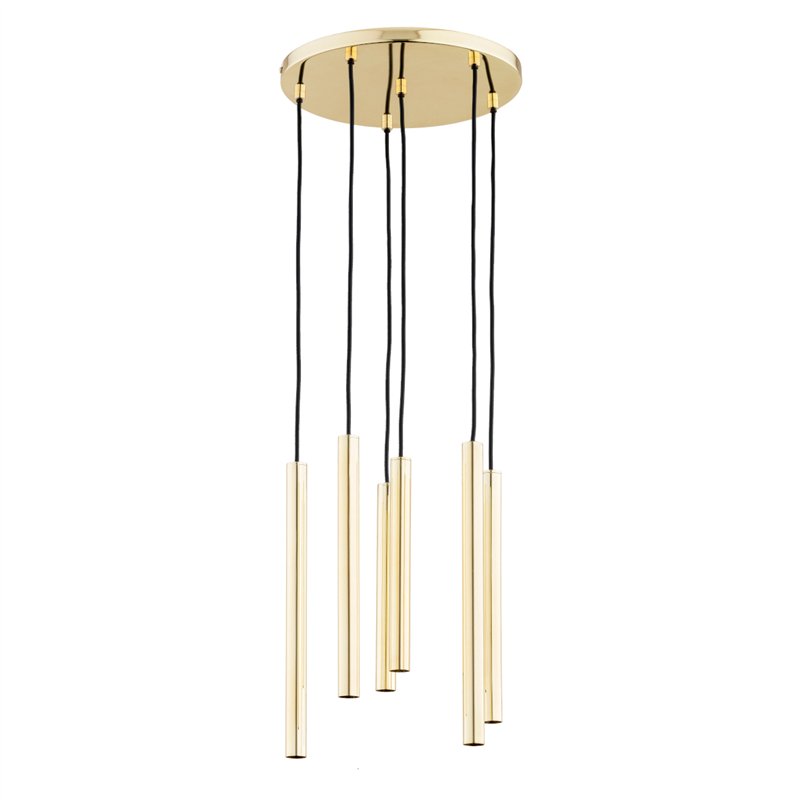 COLLET ZŁOTA 6xG9 LED Alfa Lampa Wisząca COLLET ZŁOTA 6xG9 LED Alfa Lampa Wisząca