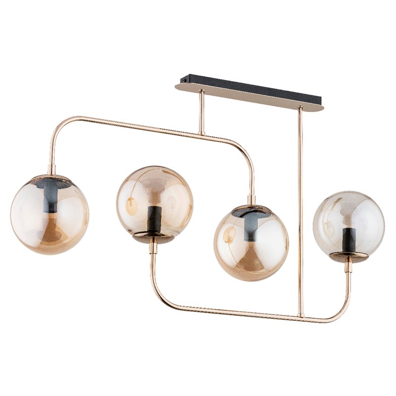 TREVI ZŁOTA 4xE14 Alfa Lampa Sufitowa TREVI ZŁOTA 4xE14 Alfa Lampa Sufitowa