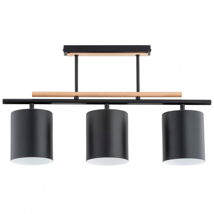ARCZI CZARNA 3xE27 Alfa Lampa Sufitowa 62397