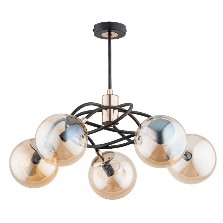 DOXA ZŁOTA 5xE14 Alfa Lampa Sufitowa 28555