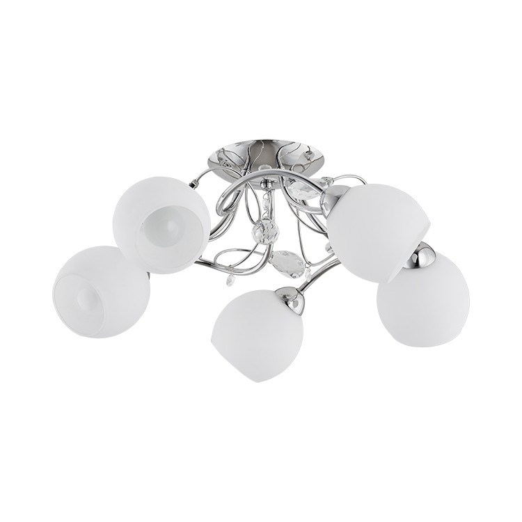LIVIA CHROM 5xE14 Alfa Lampa Sufitowa 21525