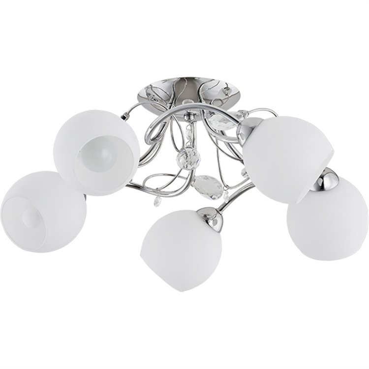 LIVIA CHROM 5xE14 Alfa Lampa Sufitowa