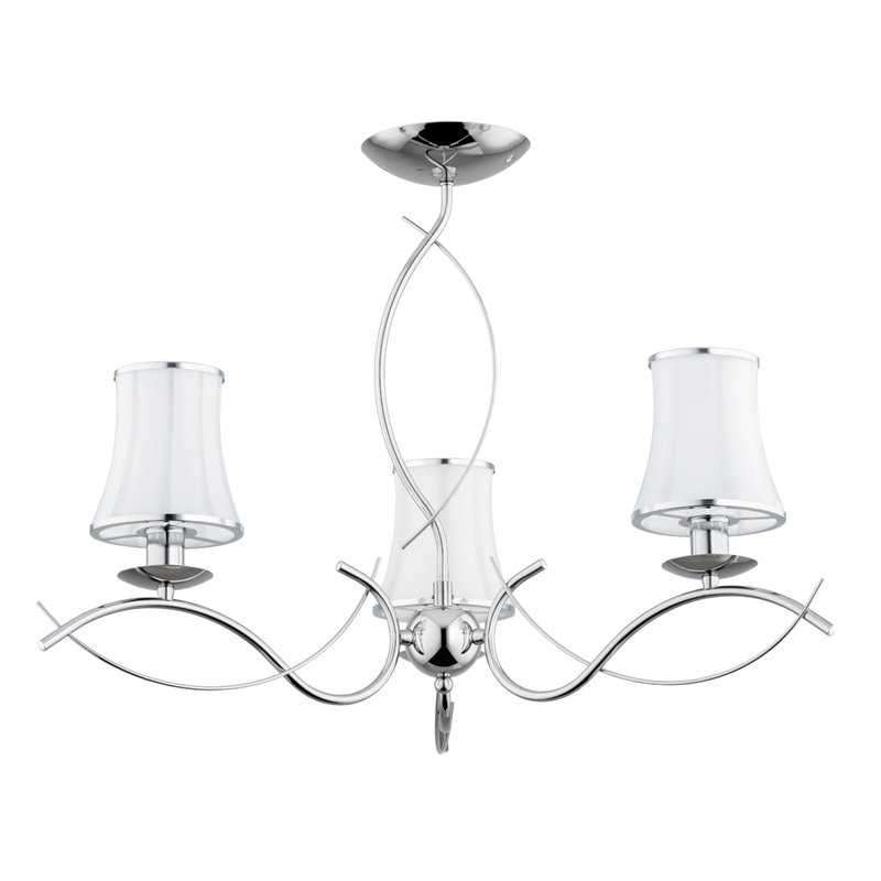 MONZA ART. CHROM 3xE14 Alfa Lampa Sufitowa MONZA ART. CHROM 3xE14 Alfa Lampa Sufitowa