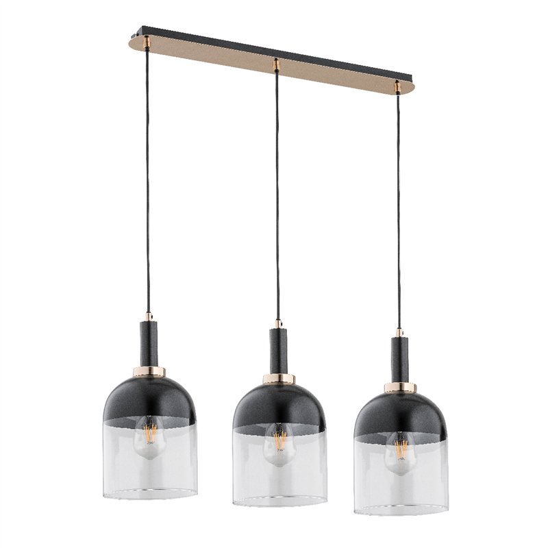 VENTO CZARNA 3xE27 Alfa Lampa Wisząca VENTO CZARNA 3xE27 Alfa Lampa Wisząca