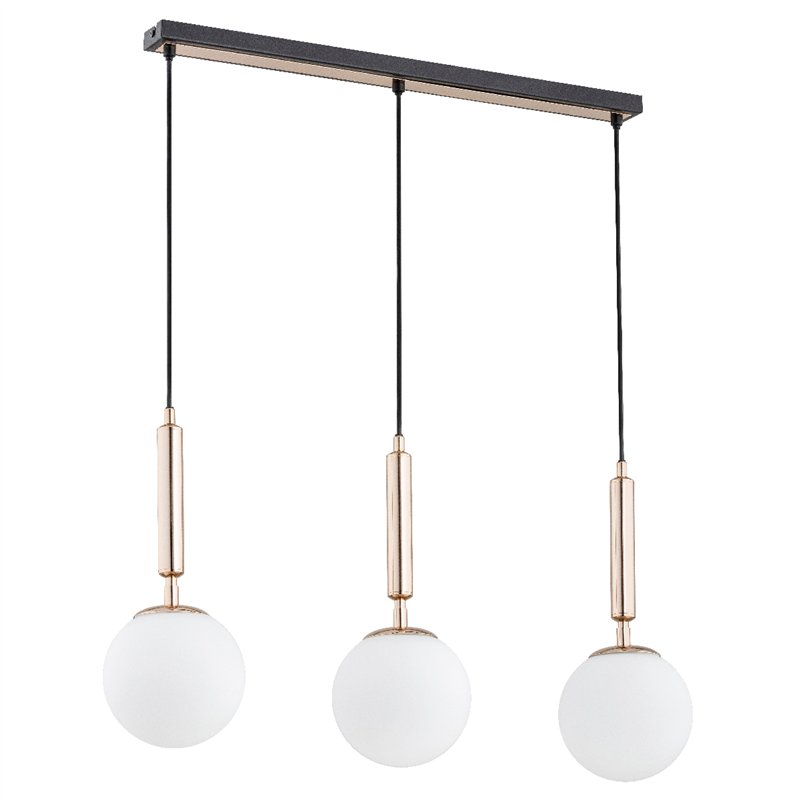 VOLDA PICOLO CZARNO-ZŁOTA 3xE14 Alfa Lampa Wisząca VOLDA PICOLO CZARNO-ZŁOTA 3xE14 Alfa Lampa Wisząca