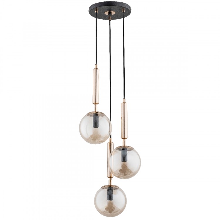 VOLDA PICOLO ZŁOTA 3xE14 Alfa Lampa Wisząca 63068