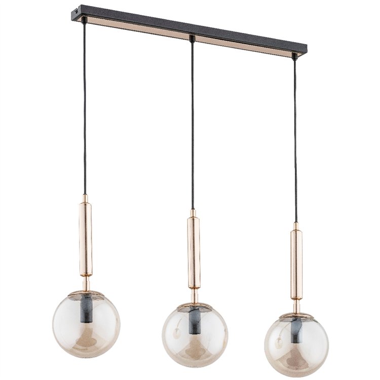 VOLDA PICOLO ZŁOTA 3xE14 Alfa Lampa Wisząca