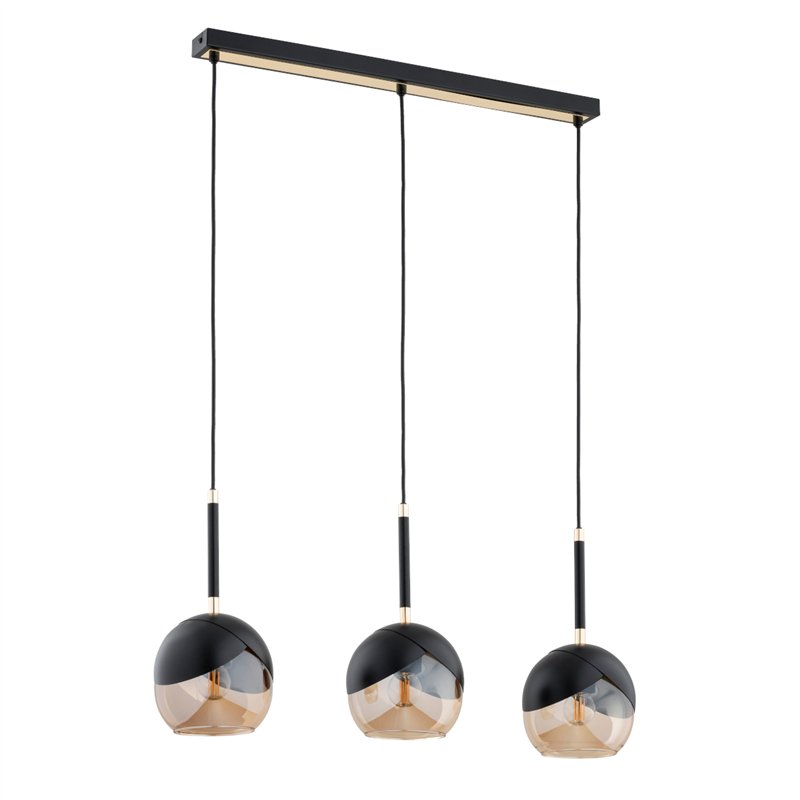 MILTONA BLACK GOLD OP. OŚW. 3 PŁ Alfa Lampa Wisząca MILTONA BLACK GOLD OP. OŚW. 3 PŁ Alfa Lampa Wisząca