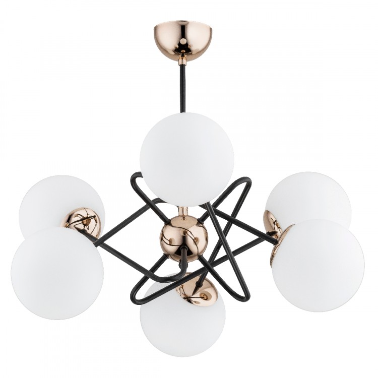 VIRGINIA ZŁOTA 6xE14 Alfa Lampa Sufitowa 63104