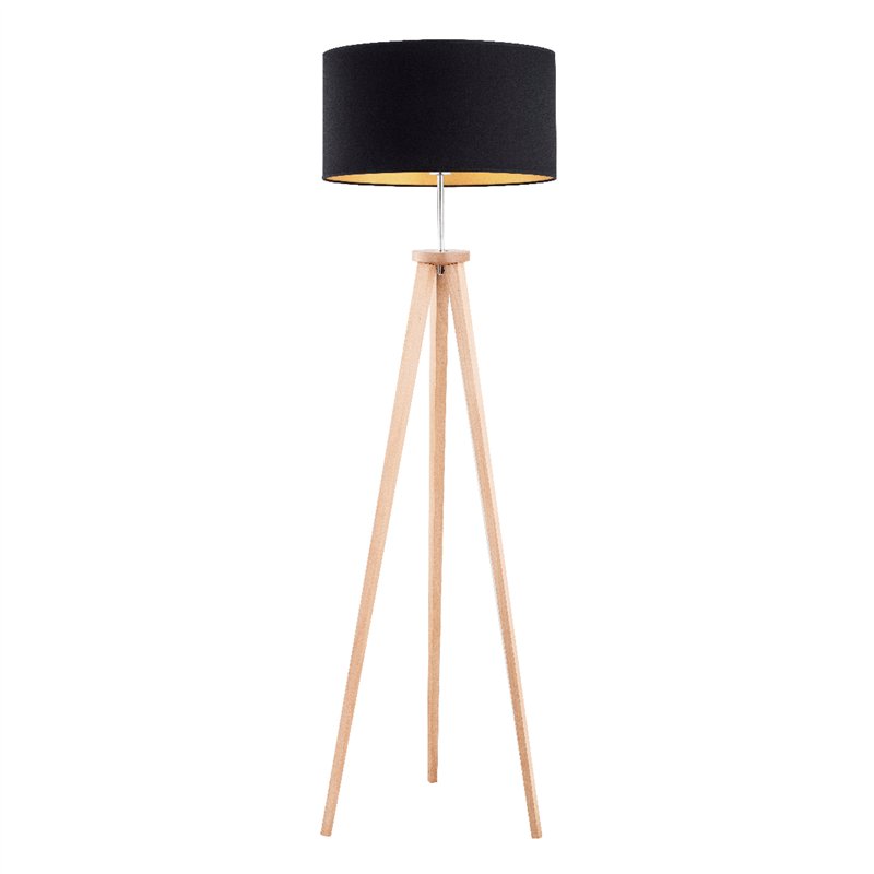 GOLDI DREWNIANA 1xE27 Alfa Lampa Stojąca GOLDI DREWNIANA 1xE27 Alfa Lampa Stojąca