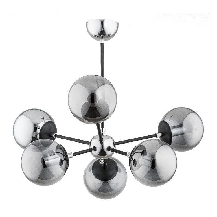 MELODY CHROM 6xE14 Alfa Lampa Sufitowa