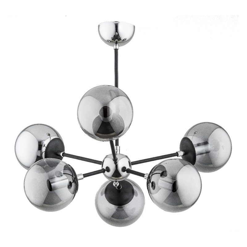 MELODY CHROM 6xE14 Alfa Lampa Sufitowa MELODY CHROM 6xE14 Alfa Lampa Sufitowa