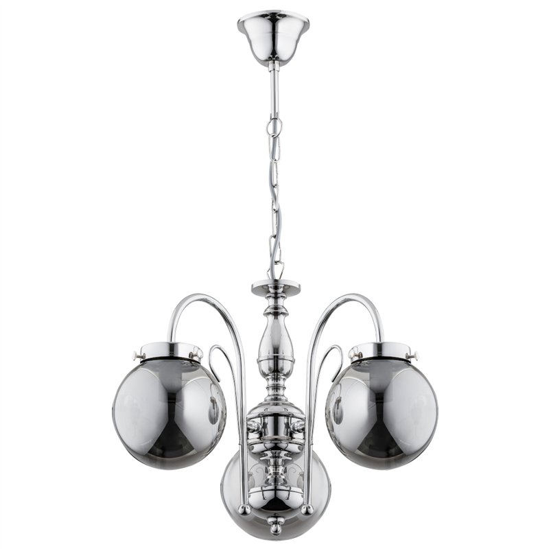 HERO CHROM 3xE14 Alfa Żyrandol HERO CHROM 3xE14 Alfa Żyrandol