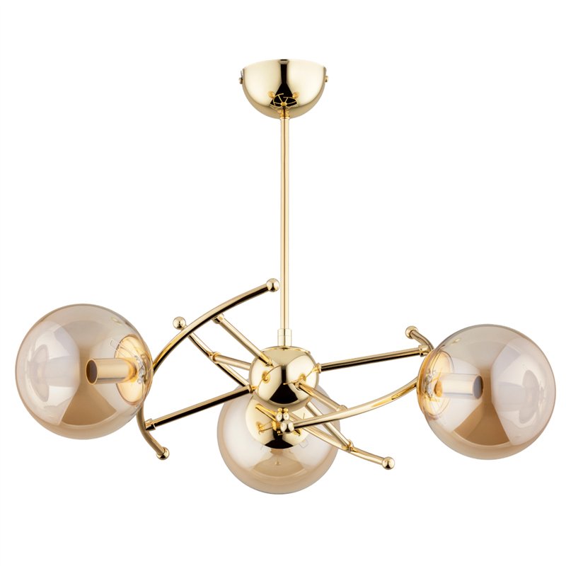 KOSMITO ZŁOTA 3xE14 Alfa Lampa Sufitowa KOSMITO ZŁOTA 3xE14 Alfa Lampa Sufitowa
