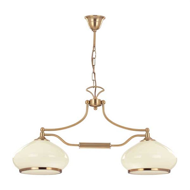 ASTORIA ZŁOTA 2xE27 Alfa Lampa Wisząca