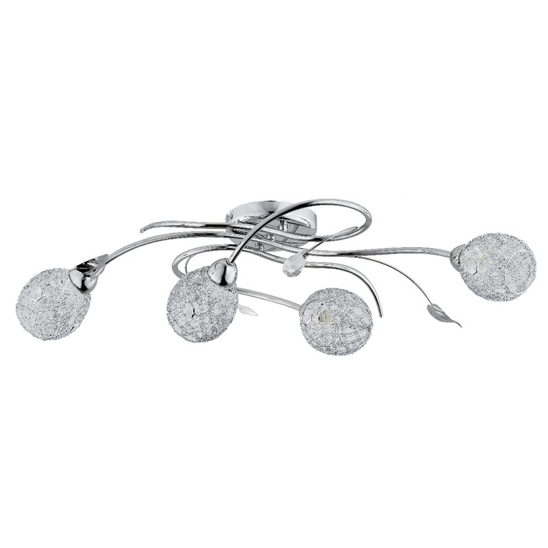 ORLEAN CHROM 4xE14 Alfa Lampa Sufitowa ORLEAN CHROM 4xE14 Alfa Lampa Sufitowa