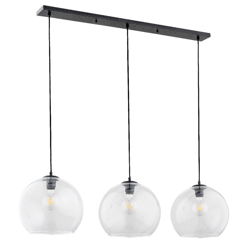 VALENCIA CZARNA 3xE27 Alfa Lampa Wisząca VALENCIA CZARNA 3xE27 Alfa Lampa Wisząca