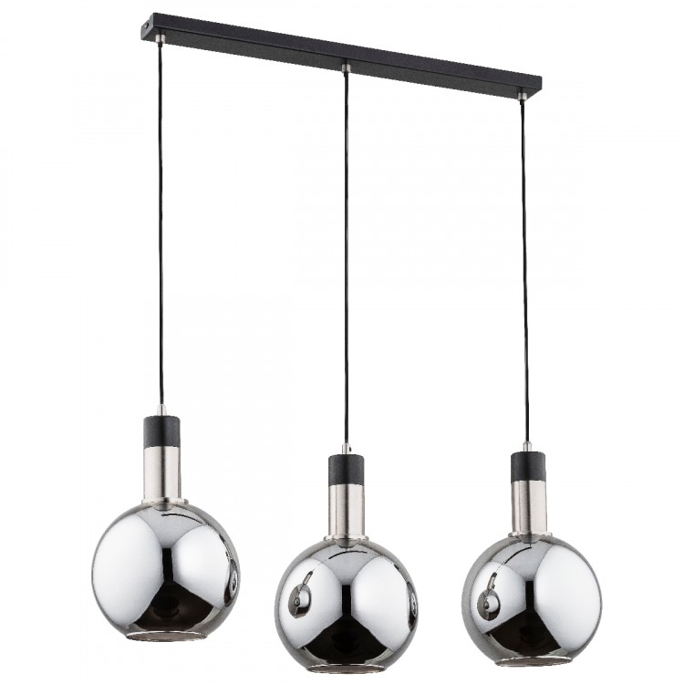 MAYA CHROM 3xE27 Alfa Lampa Wisząca 62164