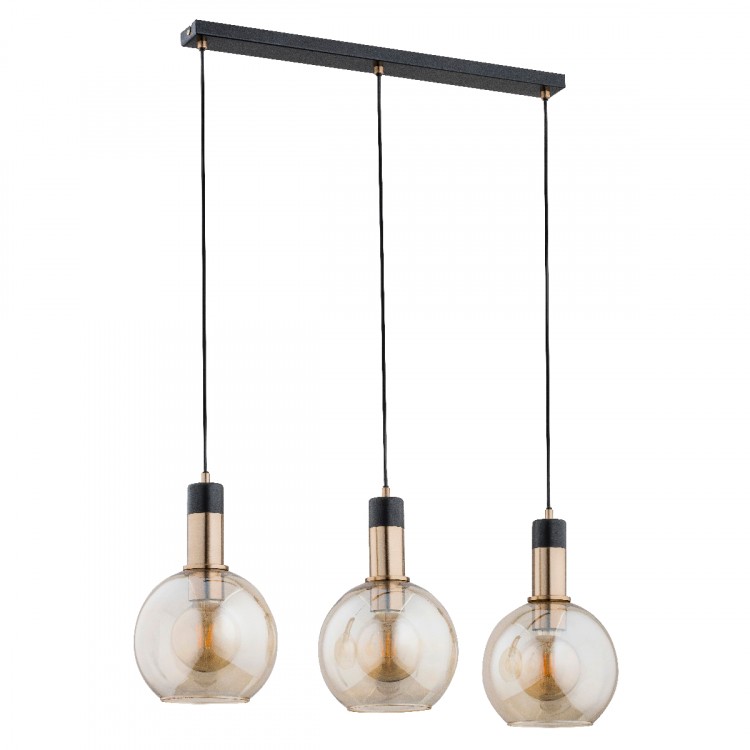 MAYA ZŁOTA 3xE27 Alfa Lampa Wisząca 62163
