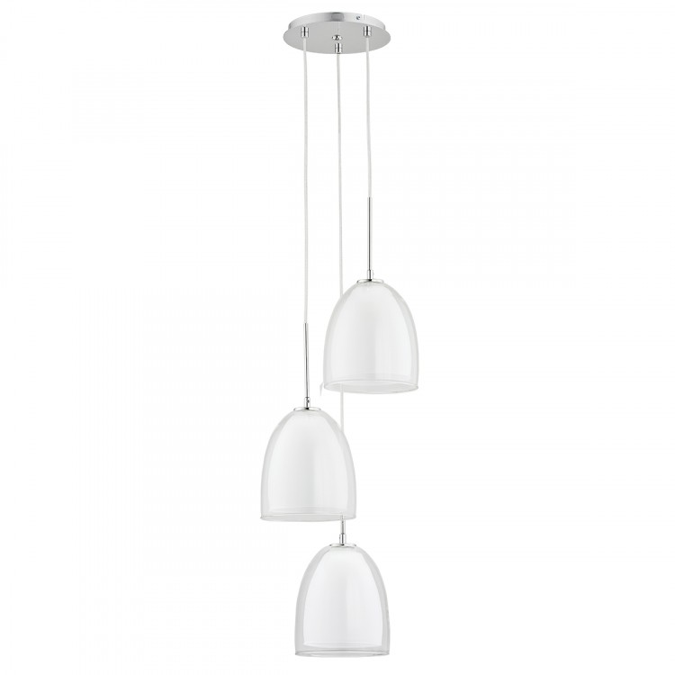 RONDA BIAŁA 3xE27 Alfa Lampa Wisząca 60141