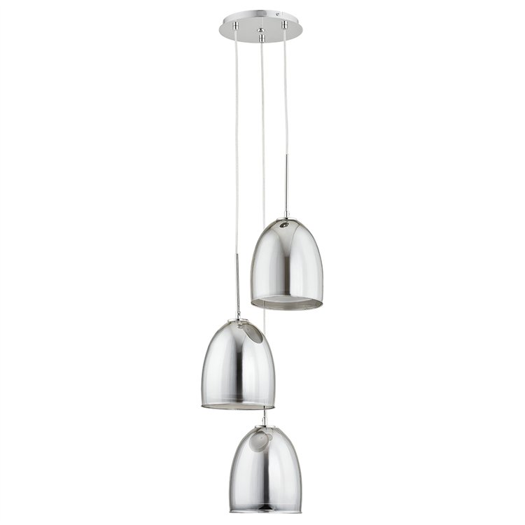 RONDA CHROM 3xE27 Alfa Lampa Wisząca