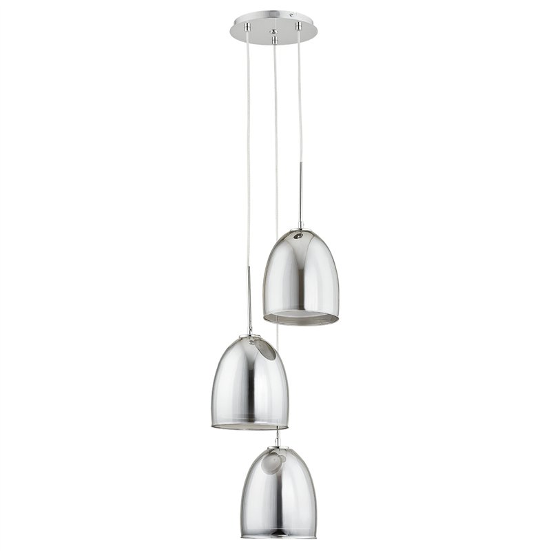 RONDA CHROM 3xE27 Alfa Lampa Wisząca RONDA CHROM 3xE27 Alfa Lampa Wisząca