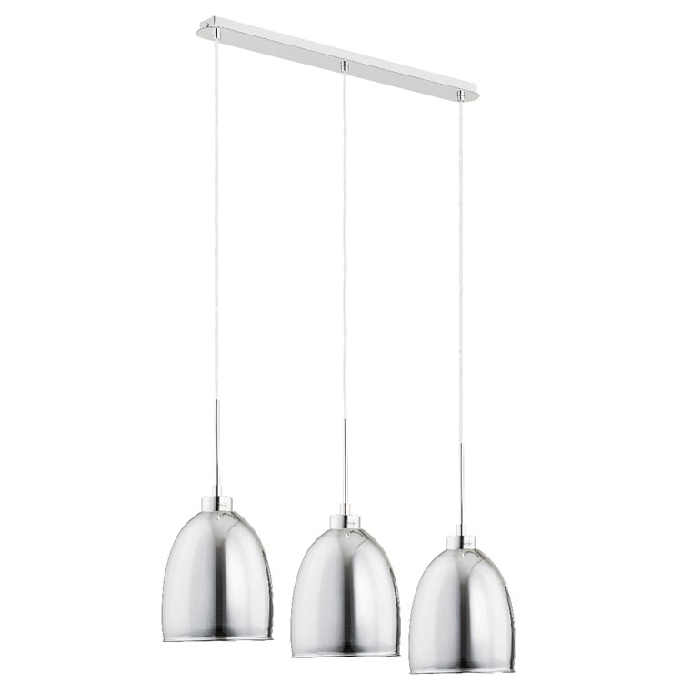 RONDA CHROM 3xE27 Alfa Lampa Wisząca