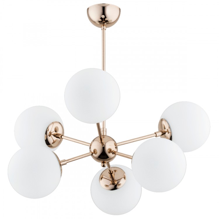 SANDY ZŁOTA 6xE14 Alfa Lampa Sufitowa 63097