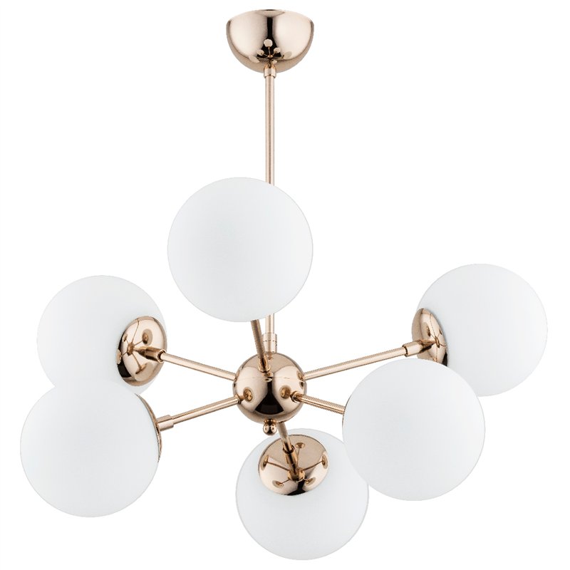 SANDY ZŁOTA 6xE14 Alfa Lampa Sufitowa SANDY ZŁOTA 6xE14 Alfa Lampa Sufitowa