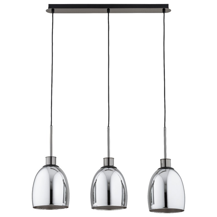 DERSEL GRAFIT 3xE27 Alfa Lampa Wisząca 62516