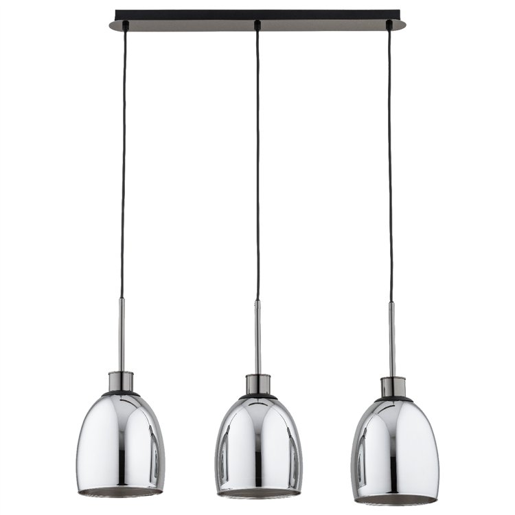 DERSEL GRAFIT 3xE27 Alfa Lampa Wisząca