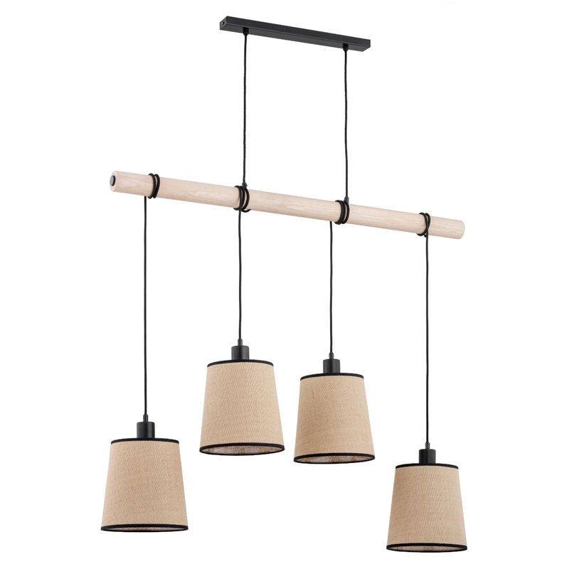REJA DREWNIANA 4xE27 Alfa Lampa Wisząca REJA DREWNIANA 4xE27 Alfa Lampa Wisząca