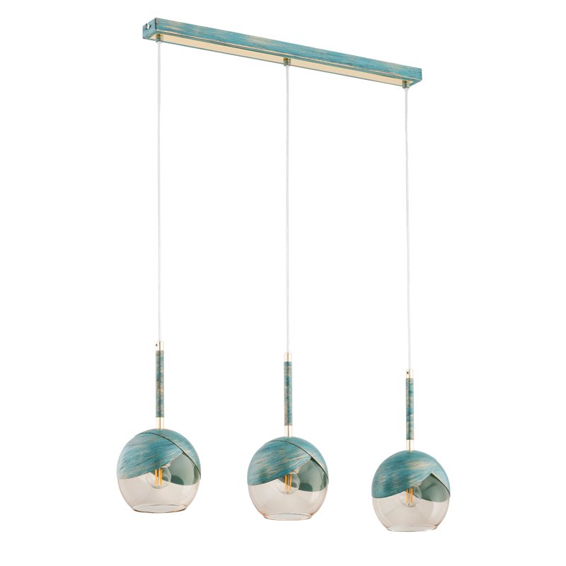 PRADA MIĘTOWA 3xE27 Alfa Lampa Wisząca PRADA MIĘTOWA 3xE27 Alfa Lampa Wisząca