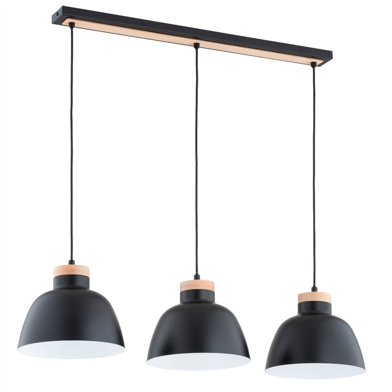 LORIEN CZARNA 3xE27 Alfa Lampa Wisząca LORIEN CZARNA 3xE27 Alfa Lampa Wisząca