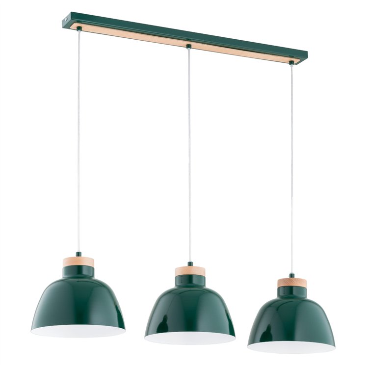LORIEN ZIELONA 3xE27 Alfa Lampa Wisząca