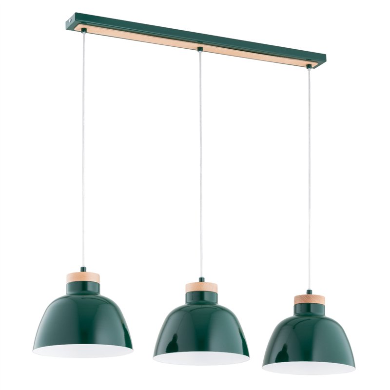 LORIEN ZIELONA 3xE27 Alfa Lampa Wisząca LORIEN ZIELONA 3xE27 Alfa Lampa Wisząca