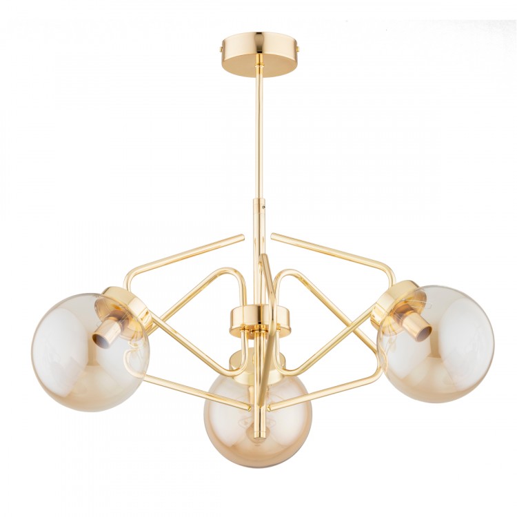 BARSUM MIX ZŁOTA 3xE14 Alfa Lampa Sufitowa 62423