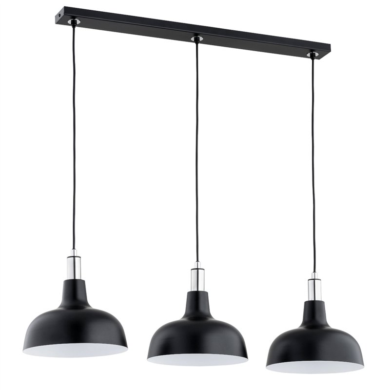 ANADI CZARNA & CHROM 3xE27 Alfa Lampa Wisząca ANADI CZARNA & CHROM 3xE27 Alfa Lampa Wisząca
