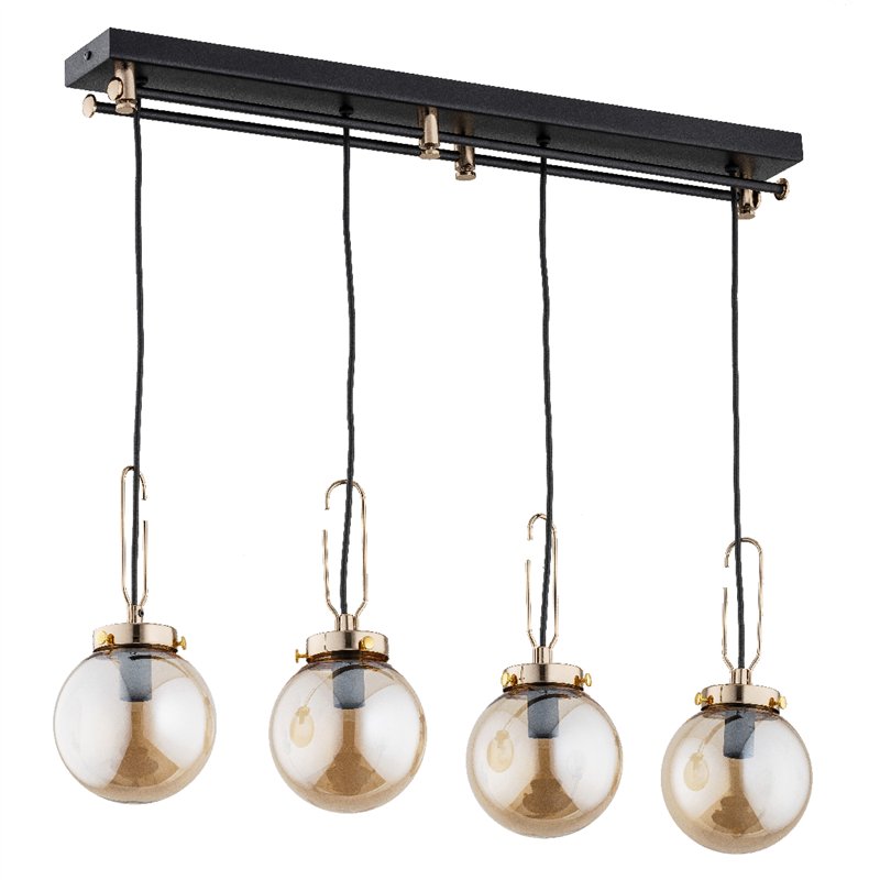 VOLANS CZARNA 4xE14 Alfa Lampa Wisząca VOLANS CZARNA 4xE14 Alfa Lampa Wisząca