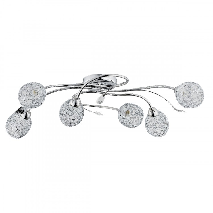 ORLEAN CHROM 6xE14 Alfa Lampa Sufitowa 20386