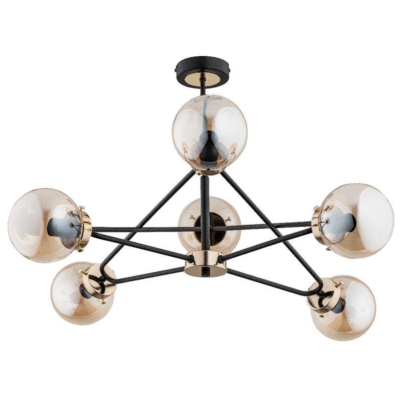 SAGITO MOSIĄDZ 6xE14 Alfa Lampa Sufitowa SAGITO MOSIĄDZ 6xE14 Alfa Lampa Sufitowa