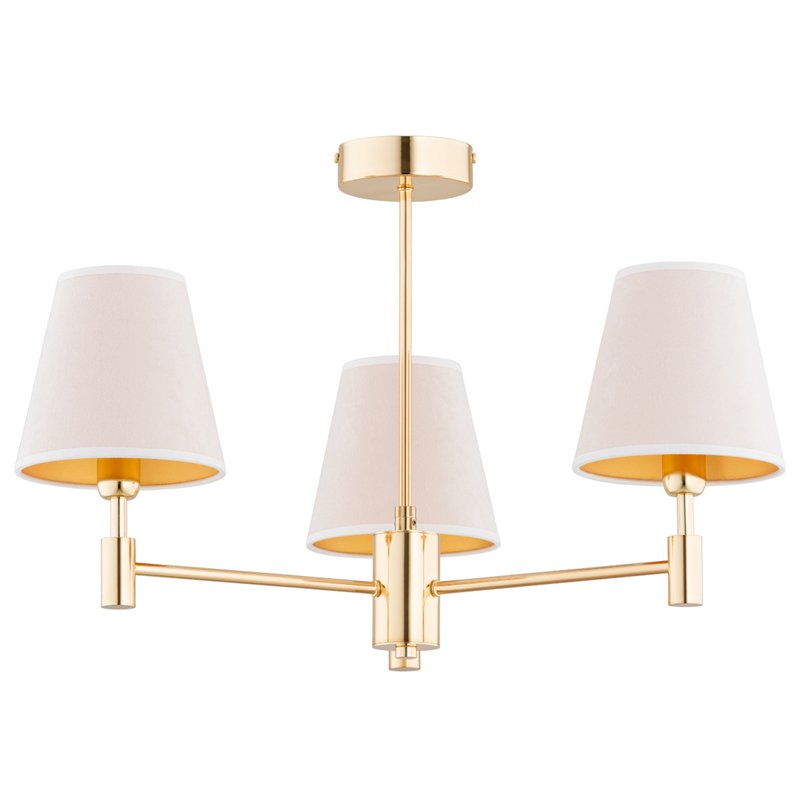 ASTRIT ZŁOTA 3xE14 Alfa Lampa Sufitowa ASTRIT ZŁOTA 3xE14 Alfa Lampa Sufitowa
