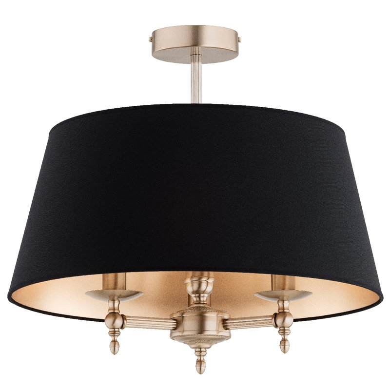 ROKSANA ZŁOTA & CZARNA 3xE14 Alfa Lampa Sufitowa ROKSANA ZŁOTA & CZARNA 3xE14 Alfa Lampa Sufitowa
