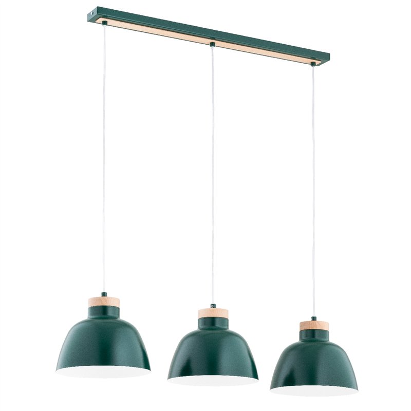 LORIEN ZIELONA 3xE27 Alfa Lampa Wisząca LORIEN ZIELONA 3xE27 Alfa Lampa Wisząca